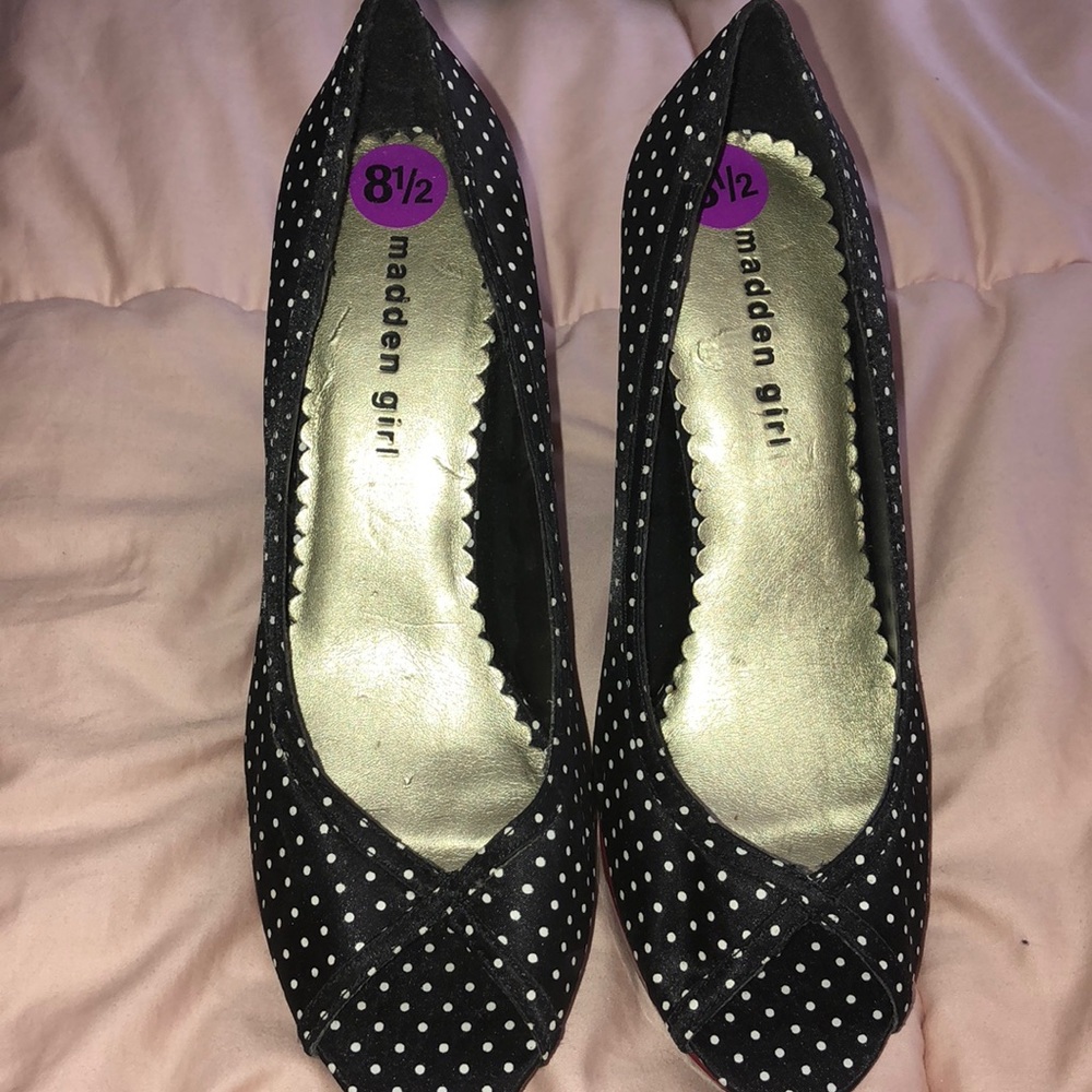 Madden Girl peep toe heel